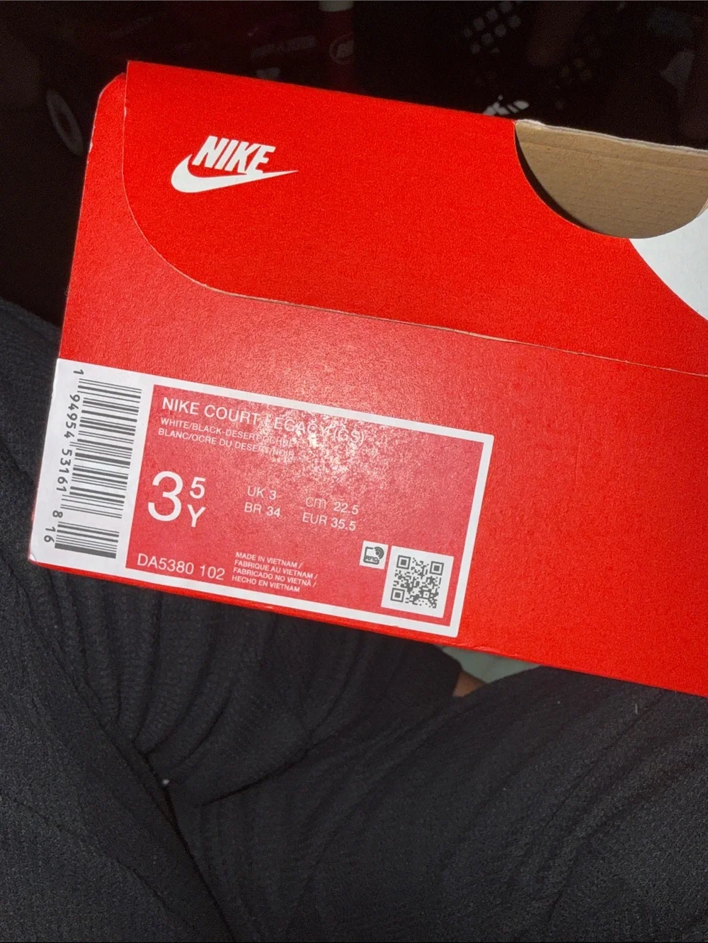 Nike worn but